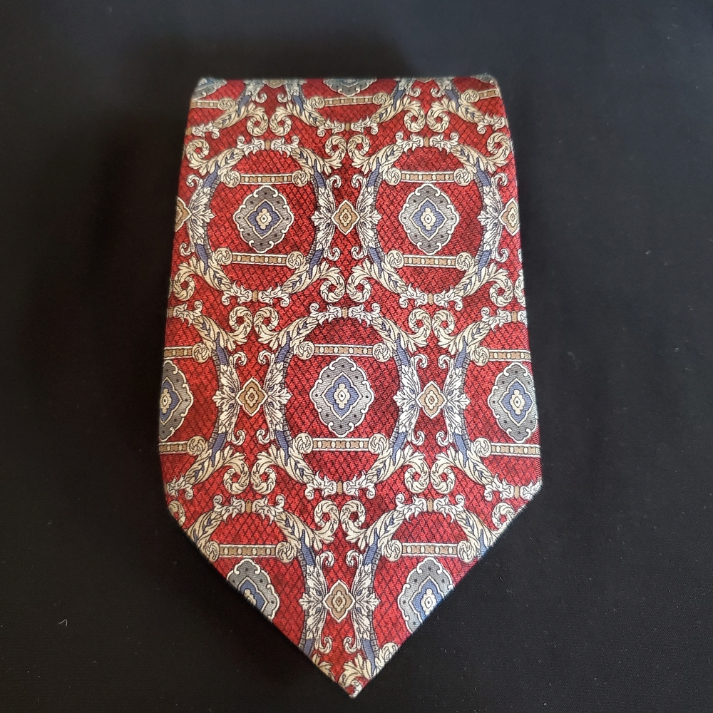 VTG- Henry Grenthel- Red and Gold Men's - Silk Tie